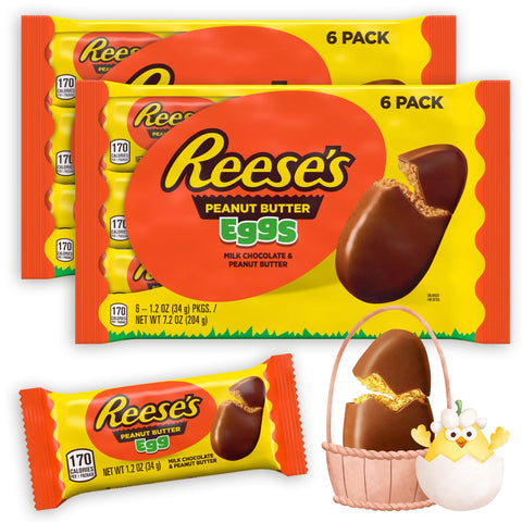 Reese's Peanut Butter & Milk Chocolate Candy Eggs