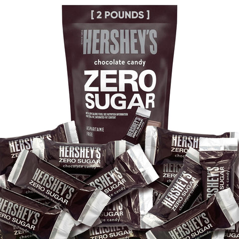 Hershey's Zero Sugar Snacks Pack Miniatures Chocolate Candy Bar