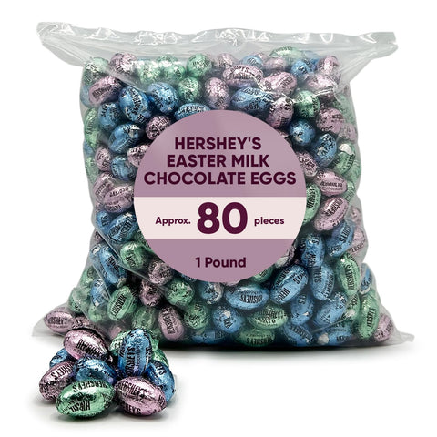 Hershey's Chocolate Easter Eggs Milk Chocolate Candy Pastel Colors