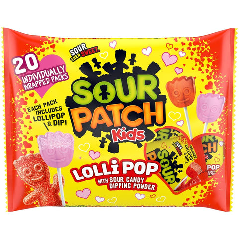 Sour Patch Kids Lollipop 3 Packs