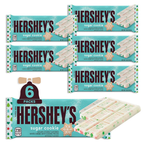 Hershey's Sugar Cookie Flavored White Creme with Red & Green Cookie Pieces