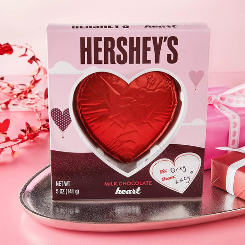 Hershey's Milk Chocolate Heart Chocolate Gift - Candy Heart 5oz 2 Boxes Gifts