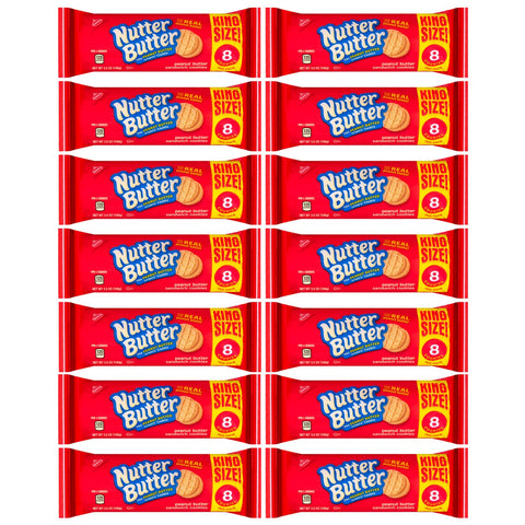 Nutter Butter Peanut Butter Sandwich Cookies King Size