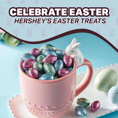 Hershey's Chocolate Easter Eggs Milk Chocolate Candy Pastel Colors