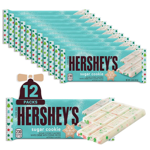 Hershey's Sugar Cookie Flavored White Creme with Red & Green Cookie Pieces