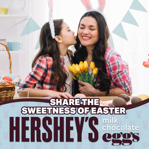 Hershey's Chocolate Easter Eggs Milk Chocolate Candy Pastel Colors