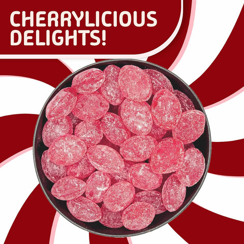 Claeys Sanded Wild Cherry Drops Hard Candy