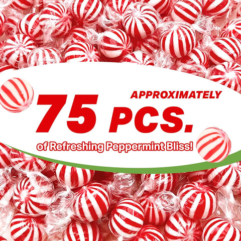 Jumbo Mint Balls Peppermint Hard Candy Bulk